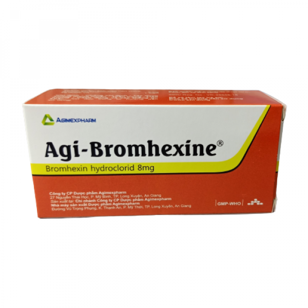 Agi-Bromhexine 8Mg- Agimexpharm (H200V)