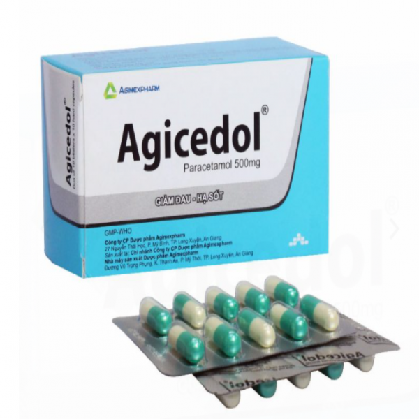 Agicedol Paracetamol 500Mg Agimexpharm (H100V)