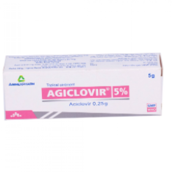 Agiclovir Acyclovir 5% Agimexpharm (T5Gr) bán cọc 12 tuýp