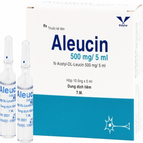Aleucin N-Acetyl-Dl-Leucin 500Mg5Ml Bidiphar (H10O5Ml)