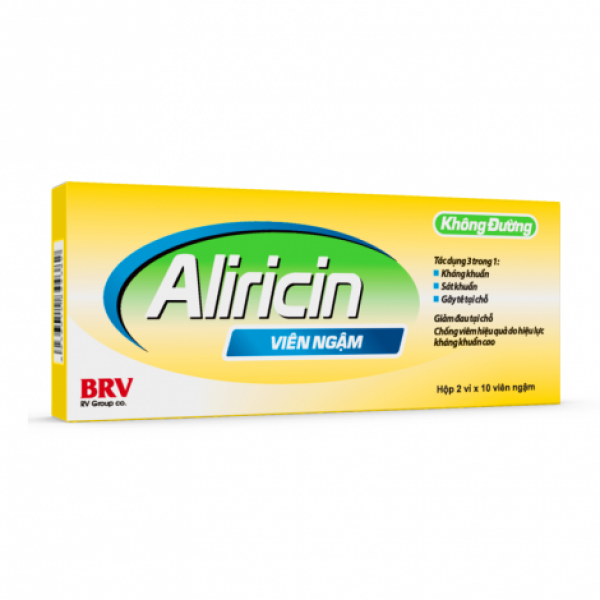Aliricin Ngậm _Brv (H2 Vỉ X 10V)