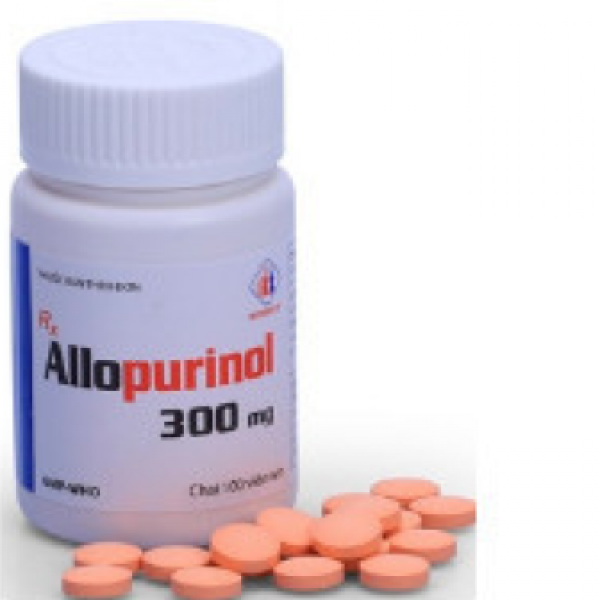 Allopurinol 300Mg Lọ _Đồng Tháp (Lọ 100 Viên)