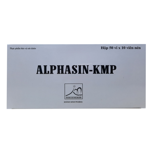 Alphasin Kmp _Khánh Minh (H50 Vỉ X 10 Viên)