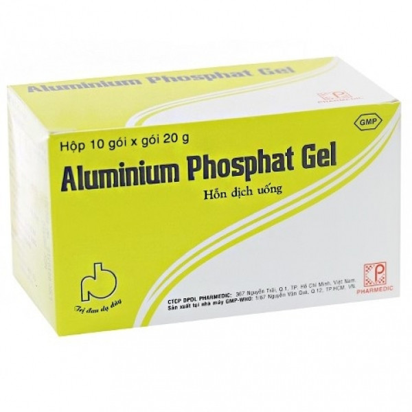 Aluminium Phosphat Gel (Hộp 10 Gói X 20Gram)