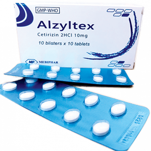 Alzyltex Cetirizine 10Mg Mebiphar (H100V)