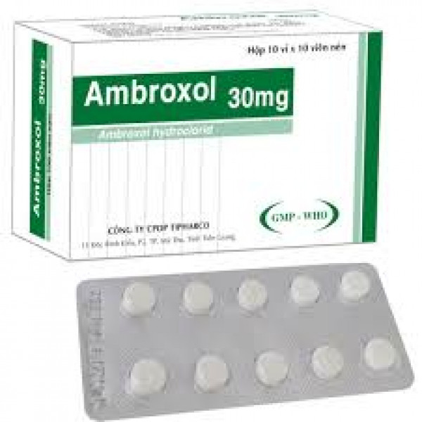 Ambroxol 30Mg Nén _Tipharco (10 Vỉ X 10 Viên)