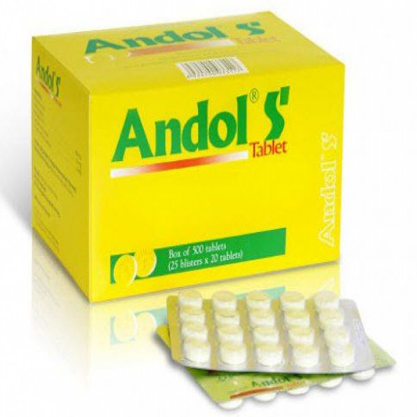 Andol S Tablet Andol Imexpharm (25 Vỉ X 20 Viên)