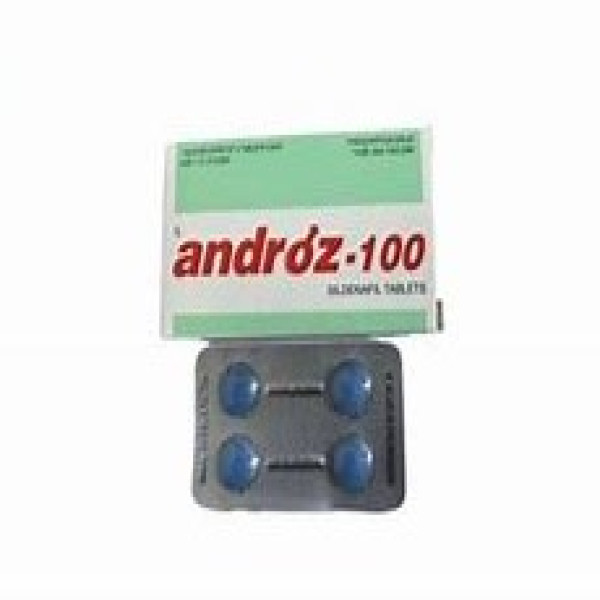 Androz 100Mg (Sidenafil 100) _Ấn (Hộp4 Viên)