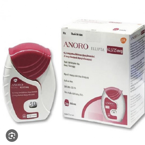 Anoro 62,525Mg Xịt Hen _Gsk Anh (Lọ30 Liều)