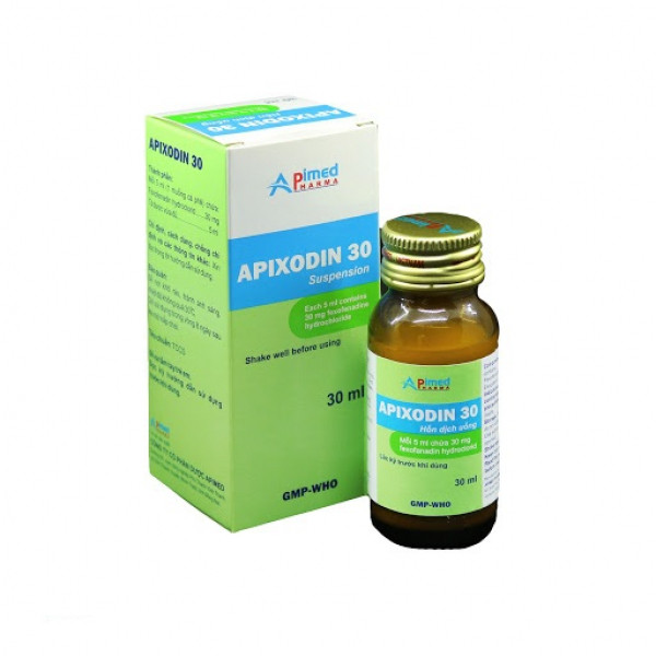 Apixodin 30 Siro ( Fexofenadin) (Lọ30Ml)