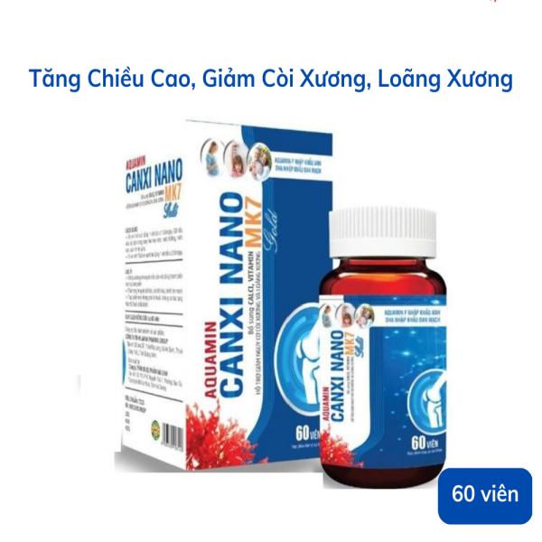 Aquamin Canxi Nano Mk7 _Hải Linh (L60V) Thường _ K70