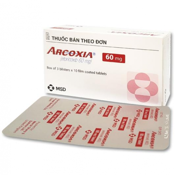 Arcoxia 60Mg (Etoricoxib 60Mg) _Msd (H 3 Vỉ X 10 Viên)