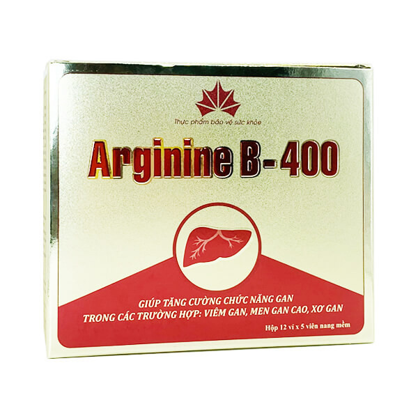Arginin B 400 Thanh Hằng (12 Vỉ X 5 Viên)