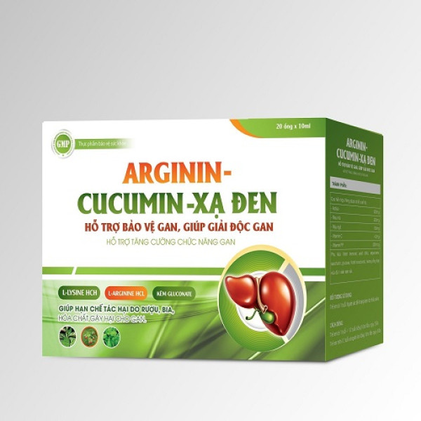bổ gan Arginin Cucumin Xạ Đen (H60V)