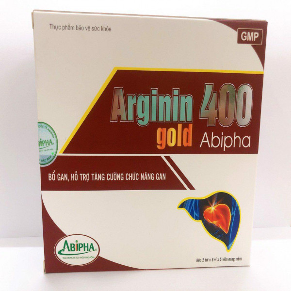 Bổ Gan Arginin Gold 400 Abipha (H60V)