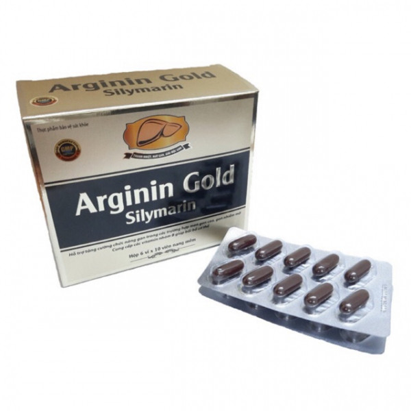 Bổ Gan Arginin Gold Silymarin _Đại Uy (H60V)