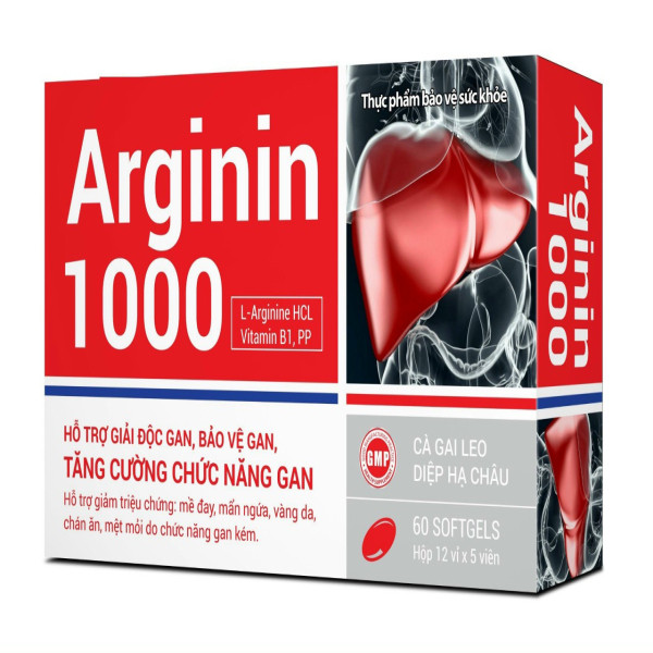 Bổ Gan Arginin 1000 Plus _Akophar (H60V) Kiện 120