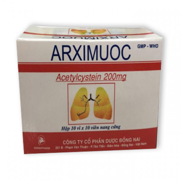 Arximuoc 200Mg (Acetylcystein) _Đồng Nai (H100V)