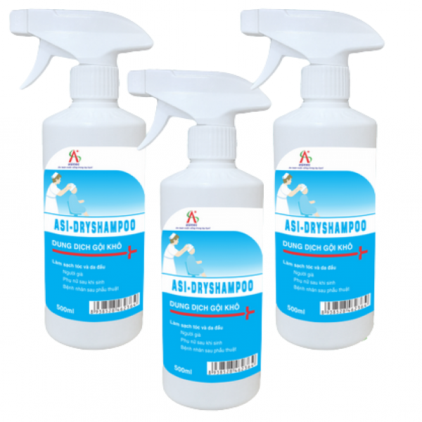 Asi-Dryshampoo Dung Dịch Gội Khô Phun Sương Asimec (C500Ml)