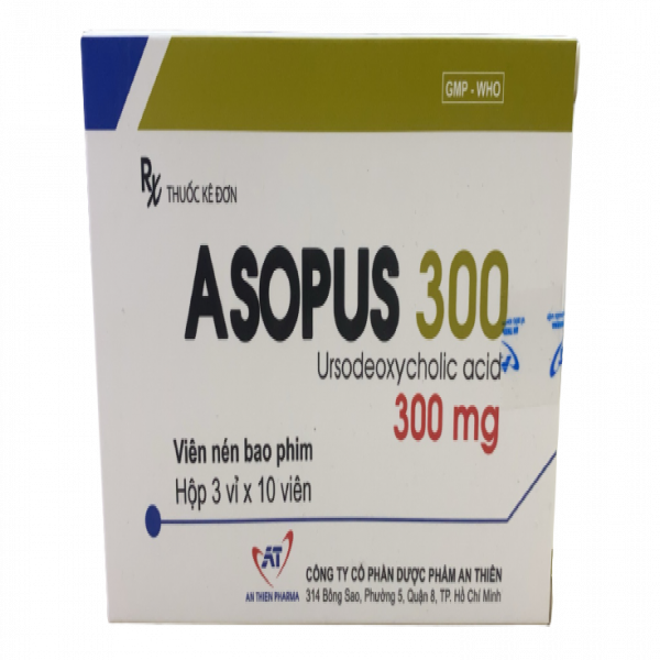 Asopus Acid Ursodeoxycholic 300Mg An Thiên (H30V)