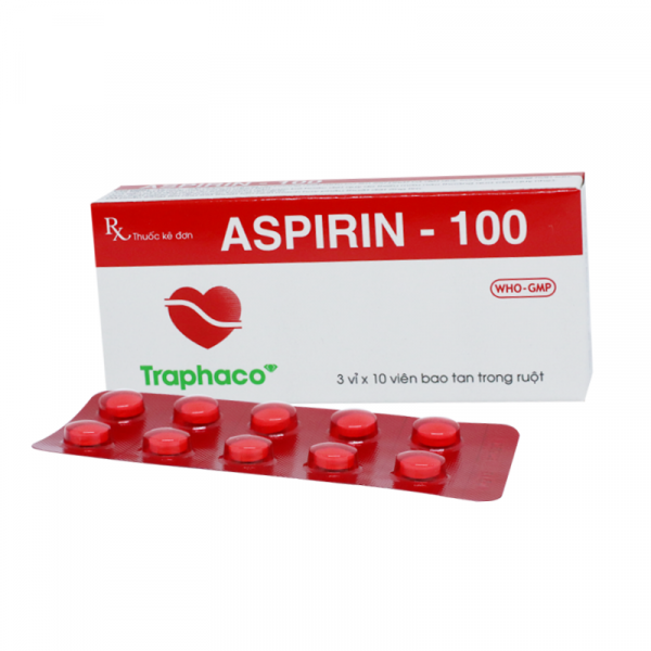 Aspirin - 100 Traphaco (3 Vỉ X 10 Viên)