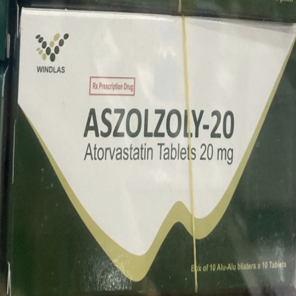 Aszolzoly 20Mg (Atorvastation 20Mg) _Ấn (H10 Vỉx 10V)