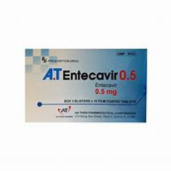 A.TEntecavir 0.5Mg _At An Thiên (H/3 Vỉ X 10V )