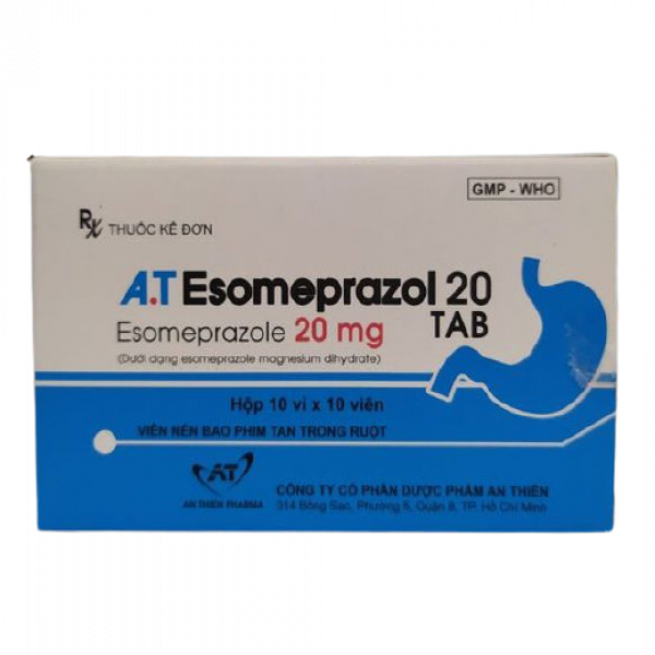At Esomeprazol 20Mg (H100V)