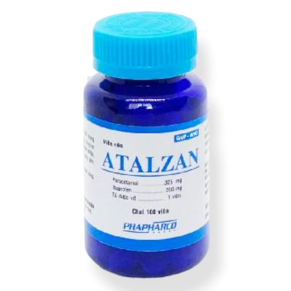 atalzan lọ 100 viên(para325mg/ibu200mg)
