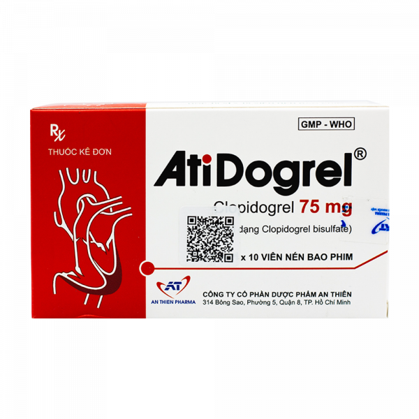 Atidogrel Clopidogrel 75Mg An Thiên (H100V)