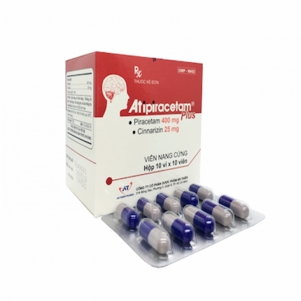 Atipiracetam Plus (Pira 400Mg+ Cinarizin 25Mg) _An Thiên (H100V)