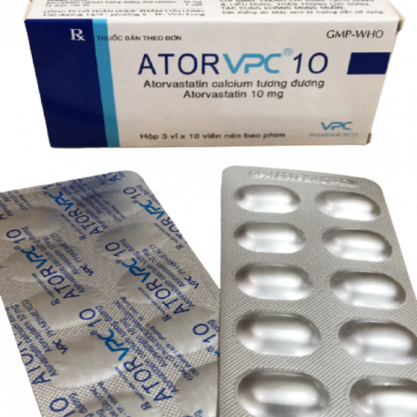 Ator Vpc Atorvastatin 10Mg Tablets Pharimexco (H30V)