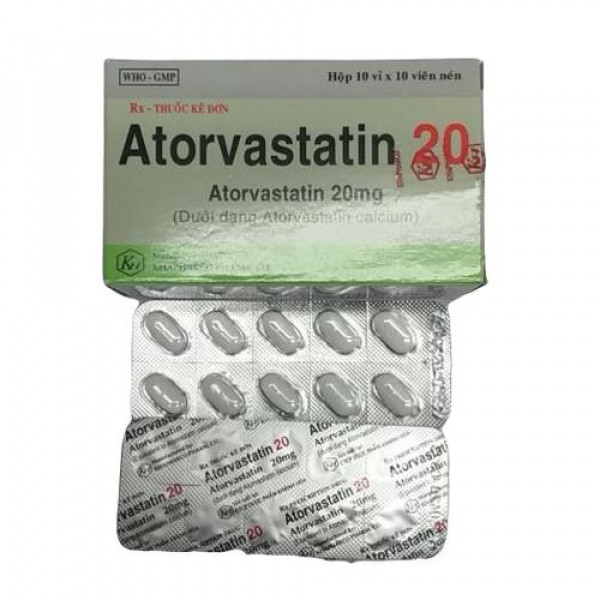 Atorvastatin 20Mg Khapharco (H100V)