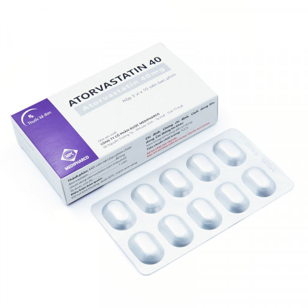 Atorvastatin 40Mg Medipharco (H30V)