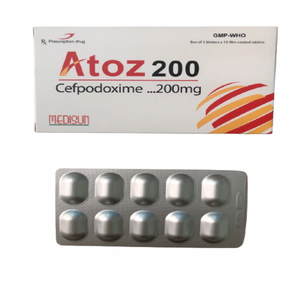 Atoz 200Mg (Cefpodoxim) _Medisun (H30V)