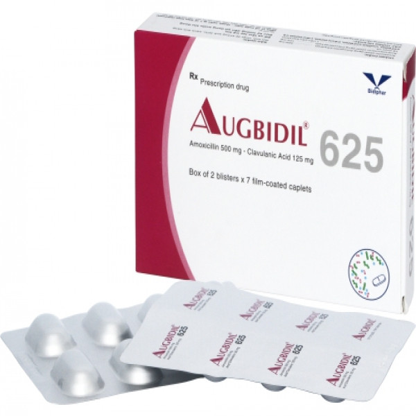 Augbidil 625 Bidiphar (2 Vỉ X 7 Viên)