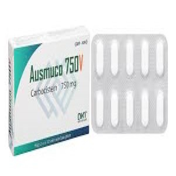 Ausmuco 750V (Casbocisteine 750Mg) _Hà Tây (H2 Vỉ X 10V)