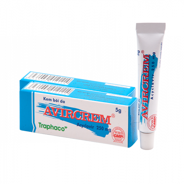 Avircrem (Acyclovir) Bôi _Traphaco (Lốc10T5Gr)