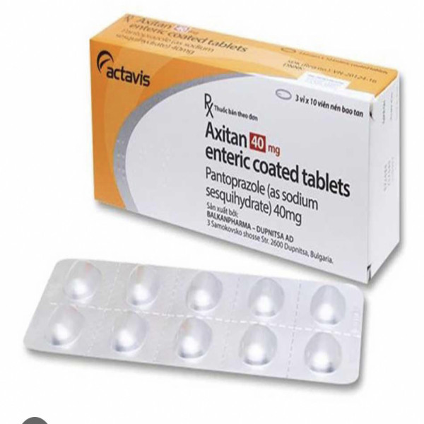 Axitan 40Mg (Pantoprazol) _Actavis Bulgari (H3 Vỉ X 10V)