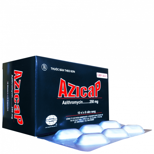 Azicap Azithromycin 250Mg Armephaco (H60V)
