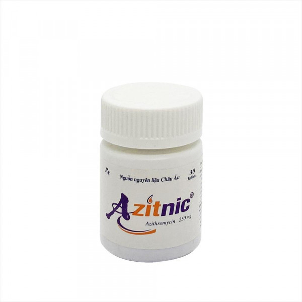 Azitnic 250Mg (Azithromycin 250) _ Nic (L30V)
