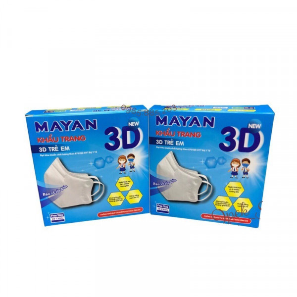 Khẩu Trang Trẻ Em Mayan 3D Mask (H/10C)
