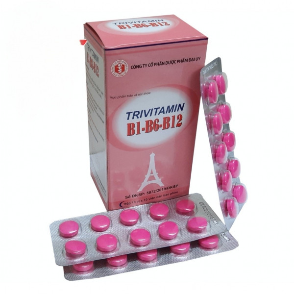Trivitamin 3B Nén Đại Y (H/100V) Full Hóa Đơn