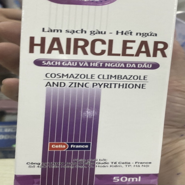 Hairclear Gội Lọ _Celia (Tuýp/50Ml)