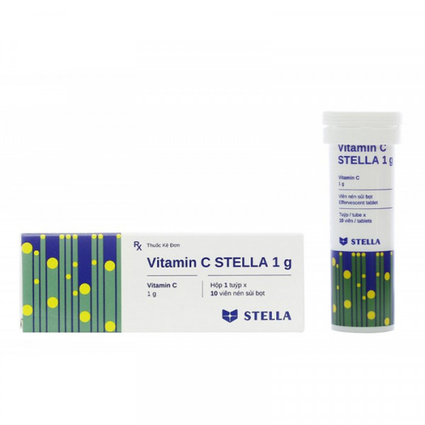 Sủi Vitamin C 1G _Stella (Tuýp/10V)