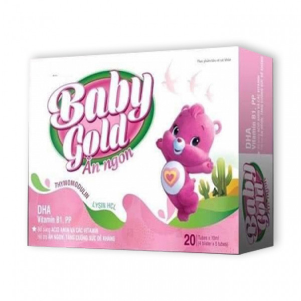 Baby Gold Ăn Ngon ngủ tốt _M&B (H20 Ống10Ml) Hồng