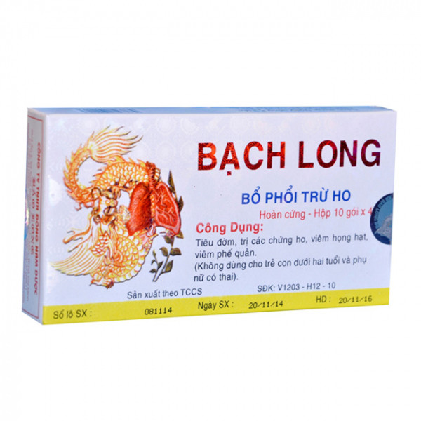 Bạch Long Bổ Phổi Trừ Ho Bảo Long (Hộp 10Gói4Gr)