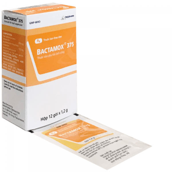 Bactamox 375Mg Imexpharm (Hộp 12 Gói)