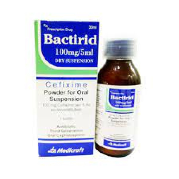 Bactirid 100Mg5Ml (cefixime 100mg/5ml) (Chai 30Ml)