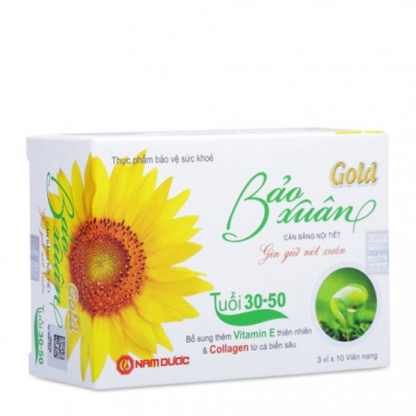 Bảo Xuân Vàng 30+ (3 Vỉ X 10 Viên)